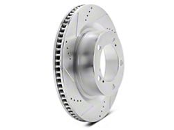C&L Super Sport HD Cross-Drilled and Slotted 5-Lug Rotors; Front Pair (07-21 Tundra)
