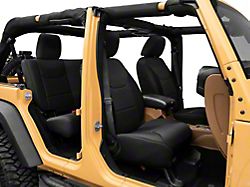TruShield Neoprene Front and Rear Seat Covers; Black (13-18 Jeep Wrangler JK 4-Door)