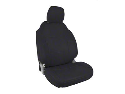 PRP Front Seat Covers; All Black (21-25 Bronco 2-Door)