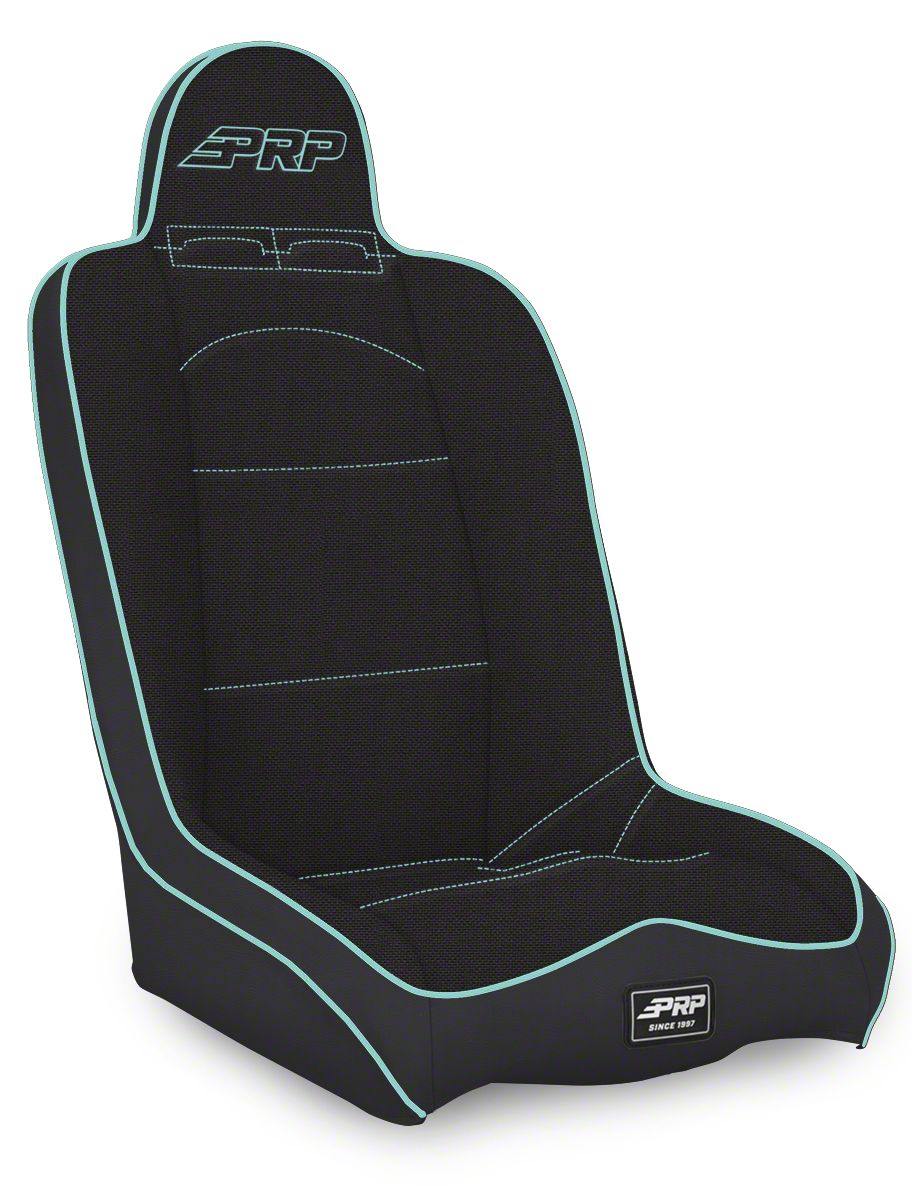 PRP Jeep Cherokee Daily Driver High Back Suspension Seat; Black and