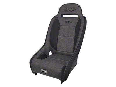 PRP Comp Elite Suspension Seat; Gray (Universal; Some Adaptation May Be Required)