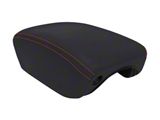 PRP Center Console Cover; Black with Red Stitching (18-25 Jeep Wrangler JL)