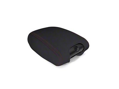 PRP Center Console Cover; Black with Red Stitching (11-18 Jeep Wrangler JK)