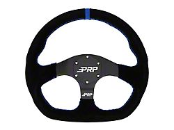 PRP Comp-R Suede Steering Wheel; Blue (Universal; Some Adaptation May Be Required)