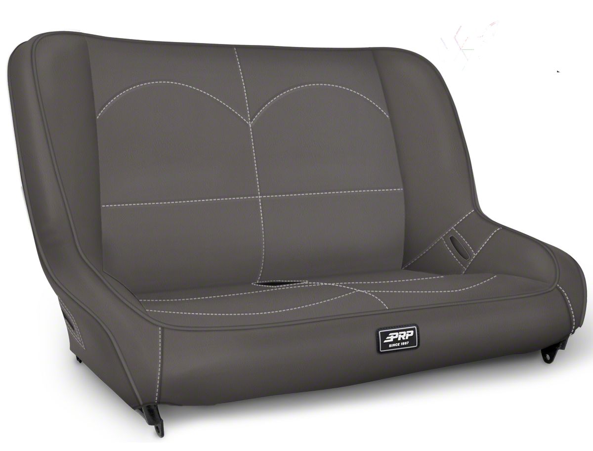 PRP Jeep CJ7/YJ Low Back Rear Bench - Black