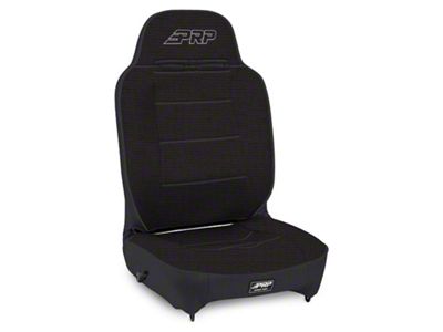 PRP Enduro High Back Reclining Suspension Seat; Driver Side; Black (Universal; Some Adaptation May Be Required)