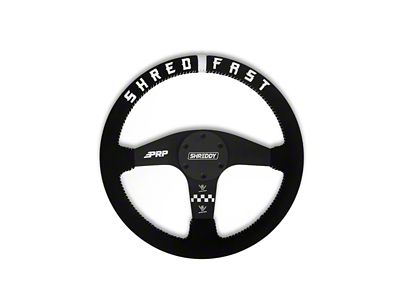 PRP PRP X Shreddy Shred Fast Steering Wheel; Flat (Universal; Some Adaptation May Be Required)