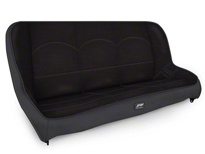 PRP Rear Bench Seat; All Gray (97-06 Jeep Wrangler TJ)