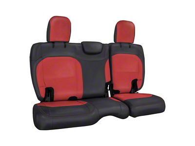 PRP Rear Bench Seat Cover; All Black (18-25 Jeep Wrangler JL 2-Door)