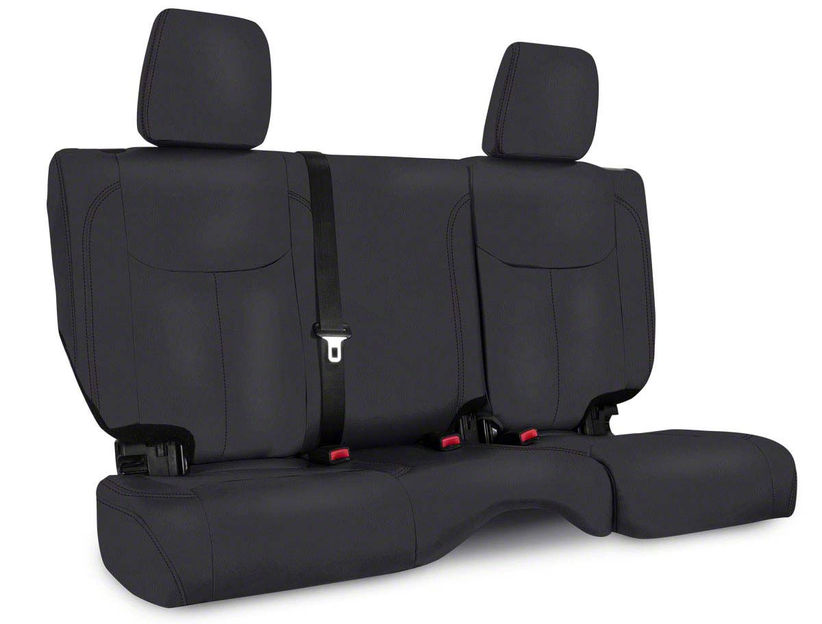PRP Jeep Wrangler Rear Seat Cover; All Black B02402 (1318 Jeep