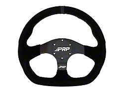 PRP Comp-R Suede Steering Wheel; Black (Universal; Some Adaptation May Be Required)