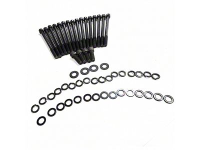 PRW Power Valve Cover Bolt Kit; Black (93-98 V8 Jeep Grand Cherokee ZJ)
