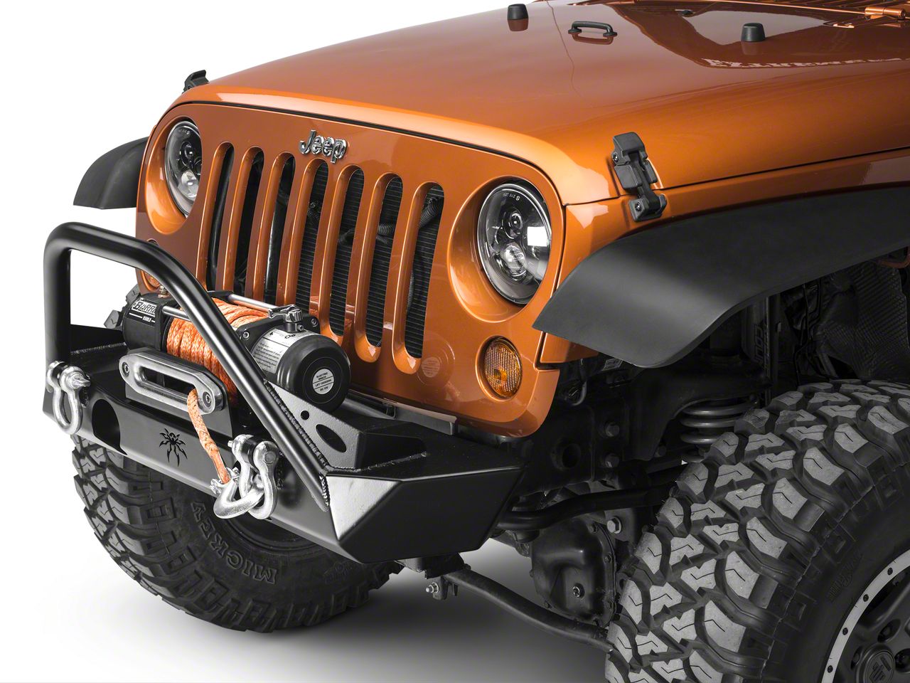 Poison Spyder Jeep Wrangler Brawler Lite Front Bumper with Brawler