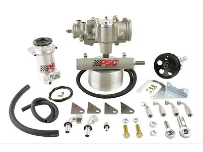 PSC Motorsports Big Bore Cylinder Assist Steering Kit for 38 to 42-Inch Tall Tires (90-94 4.0L Jeep Cherokee XJ)