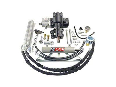 PSC Motorsports Weld-On Cylinder Assist EHPS Steering Kit for 6.75-Inch Aftermarket Front Axle and 1.375-Inch Tie Rod (20-25 Jeep Wrangler JL, Excluding Rubicon 392)