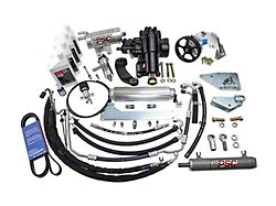 PSC Motorsports Cylinder Assist Steering Kit for 6.75-Inch Lock to Lock Front Axle and 2-Inch Tie Rod Clamp (18-20 3.6L Jeep Wrangler JL)