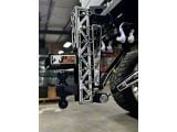 Pul-Z Baller Hauler 2-Inch Receiver Hitch Dual-Ball Mount with Triangle Stainless Overlays; Standard 4-Hole; 7.50-Inch Drop; Black (Universal; Some Adaptation May Be Required)