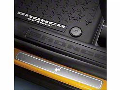 Putco Stainless Steel Door Sills with Bronco Etching (21-25 Bronco 2-Door)