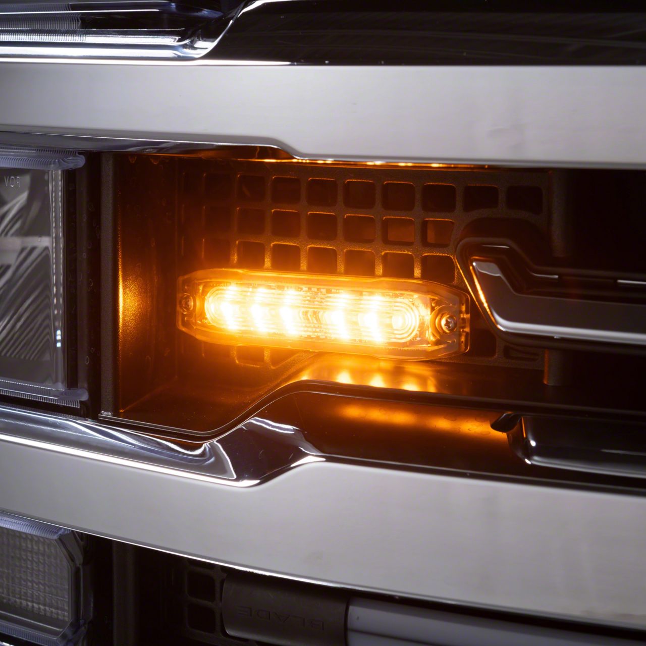 Putco Frontier Stinger LED Lighthead; Amber and White Strobe