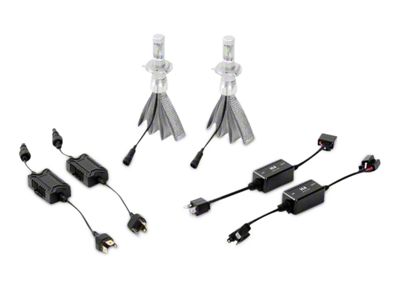 Putco Silver-Lux LED Bulbs with Anti-Flicker Harness; H4 (87-96 Jeep Wrangler YJ & TJ)
