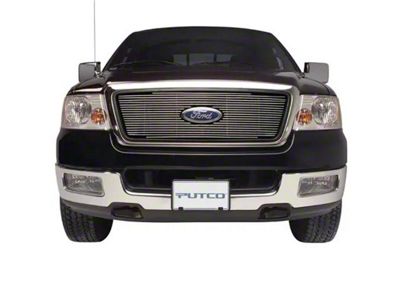 Putco Shadow Billet Upper Overlay Grille; Polished (08-15 Titan)