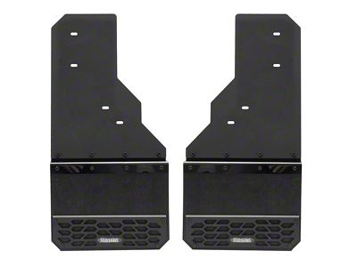 Putco Solid Mud Skins; High-Density Polyethylene; Rear (16-24 Titan XD)