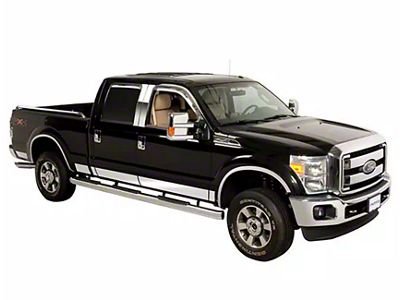 Putco Stainless Steel Rocker Panels (16-24 Titan XD Crew Cab w/ 6-1/2-Foot Bed)