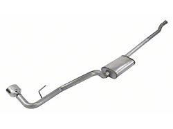 Pypes Street Pro Single Exhaust System with Polished Tip; Side Exit (20-25 3.6L Jeep Gladiator JT, Excluding Launch Edition & Rubicon)