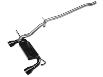 Pypes Black Street Pro Dual Outlet Cat-Back Exhaust System (07-18 Jeep Wrangler JK 4-Door)
