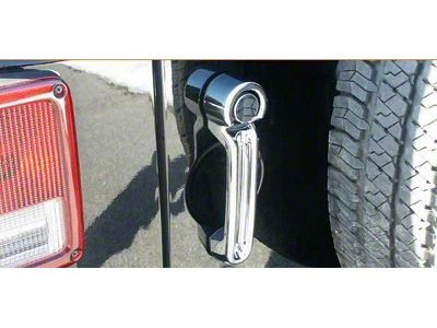 Tailgate Handle Cover; Chrome (07-18 Jeep Wrangler JK)