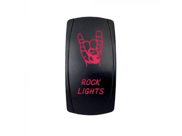 Quake LED Toyota 4-Runner 2-Way Rock Lights Rocker Switch; Red QRS654 ...