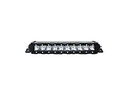 Quake LED 13-Inch Monolith Slim Series Single Row LED Light Bar; Super Spot Beam (Universal; Some Adaptation May Be Required)