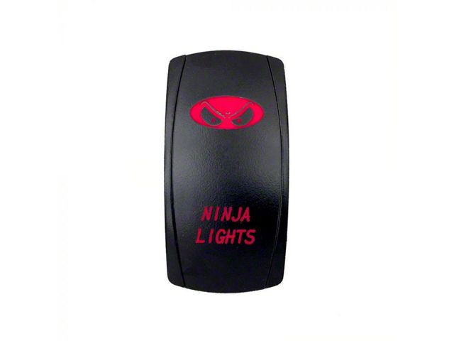 Quake LED Bronco 2-Way Ninja Lights Rocker Switch; Red QRS678 ...