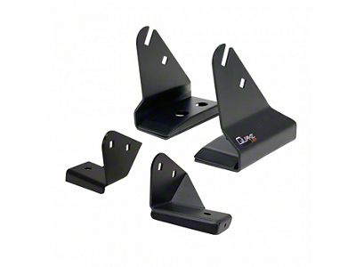 Quake LED 42-Inch Straight LED Light Bar Windshield Mounting Brackets with Side Perch Kit (21-25 Bronco)