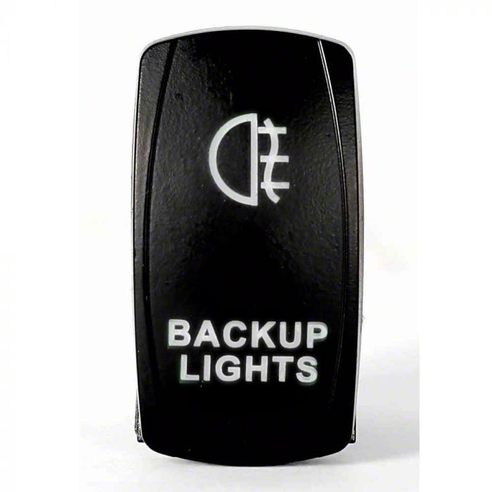 Quake LED Bronco Sport 2-Way Backup Rocker Switch; White QRS324 ...