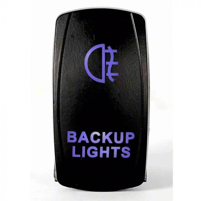 Quake LED Frontier 2-Way Backup Rocker Switch; Blue QRS282 (Universal ...