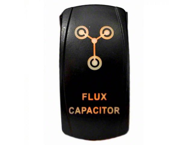 Quake LED Frontier 2-Way Flux Capacitor Rocker Switch; Amber QRS289 ...