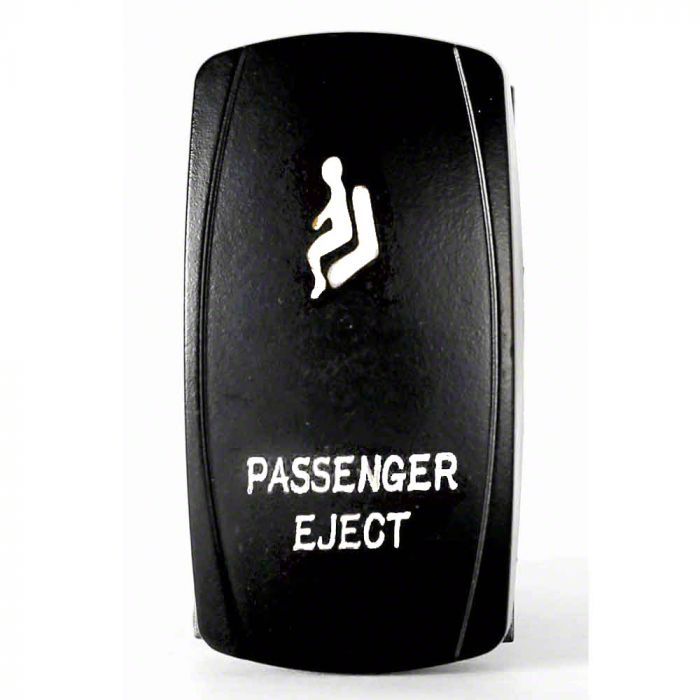 Quake LED Frontier 2-Way Passenger Eject Rocker Switch; White QRS436 ...