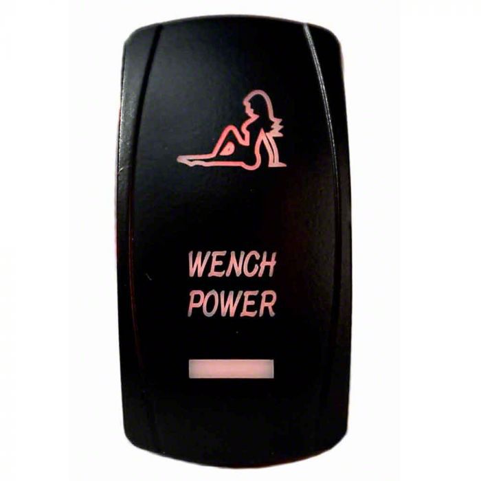 Quake LED Frontier 2-Way Wench Power Rocker Switch; Red QRS288 ...