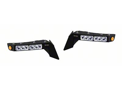 Quake LED Tempest Fender Chop Kit with DRL Switchback Turn Signal and Side Marker Light (20-25 Jeep Gladiator JT Launch Edition, Mojave, Rubicon)