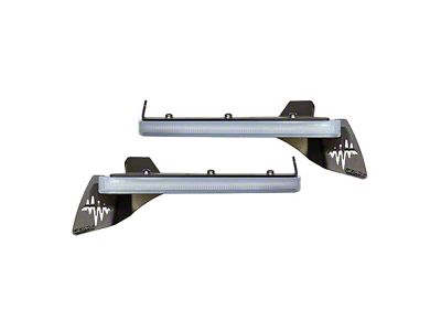 Quake LED Tempest Slim DRL Fender Chop Kit with Sequential Switchback Turn Signal and Side Marker Lights (20-25 Jeep Gladiator JT Overland)
