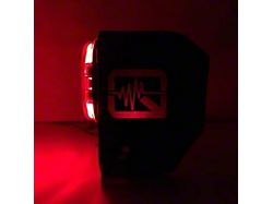 Quake LED Step-Up LED Tail Lights; Black Housing; Clear Lens (20-26 Jeep Gladiator JT)
