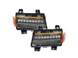 Quake LED Tempest Fender Lights with Sequential Turn Signal and Side Marker Light (20-25 Jeep Gladiator JT, Excluding Sport)