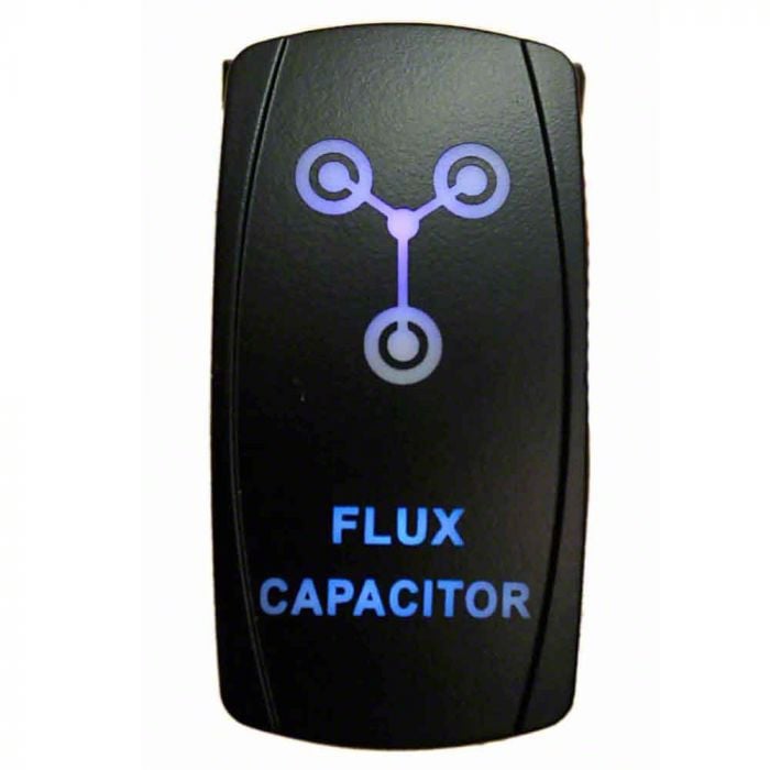Quake LED Jeep Renegade 2-Way Flux Capacitor Rocker Switch; Blue QRS290 ...