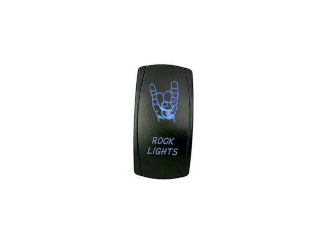 Quake LED Jeep Renegade 2-Way Rock Lights Rocker Switch; Blue QRS652 ...