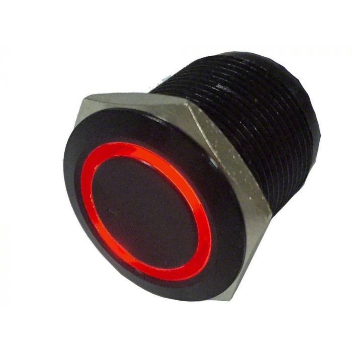 Quake LED Jeep Renegade On/Off Flush Mount Switch; Black/Red QRS719 ...