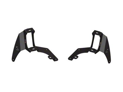 Quake LED Dual Pod and 52-Inch Light Bar Cowl Mounting Brackets (18-25 Jeep Wrangler JL, Excluding 4xe)