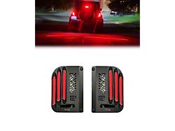 Quake LED Flush Mount LED Tail Lights with B.A.S.S Technology and Sequential Turn Signals (07-18 Jeep Wrangler JK)