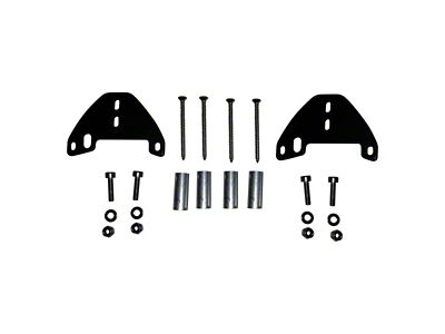 Quake LED Fog Light Mounting Brackets (18-25 Jeep Wrangler JL Sport)