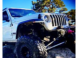 Quake LED RGB Slim LED DRL Fender Chop Kit; Clear (18-26 Jeep Wrangler JL Moab, Sahara)
